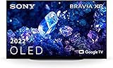 Sony XR-42A90K/P BRAVIA XR 42 Zoll Fernseher (OLED , 4K Ultra HD, High Dynamic Range (HDR), Smart TV (Google), 2022 Modell), 24 + 12 Monate Herstellergarantie Titanschwarz