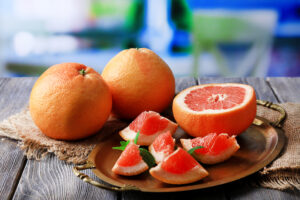 Pomelo essen