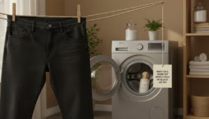schwarze jeans richtig waschen